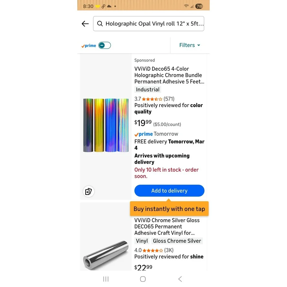 Cricut Girafvinyl‎ Craft Bundle Vinyl Rolls HTV Permanent Adhesive Faux Leather